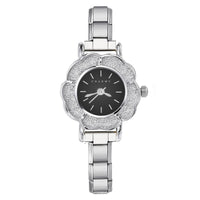 Florence Watch Silver – Black Dial Edition