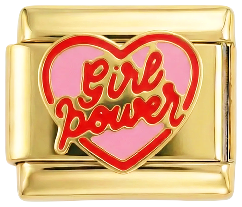 Girl Power se srdcem na zlaté