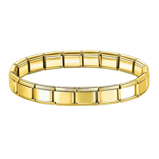 Náramek charms zlatý