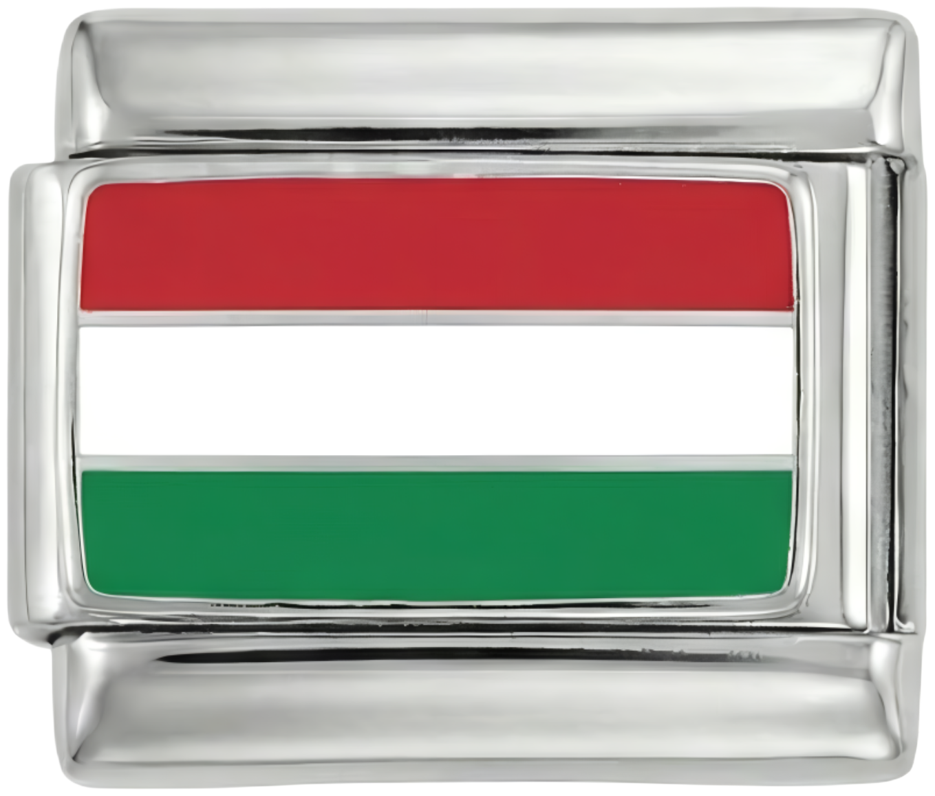 Vlajka Maďarska, na stříbře