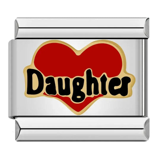 Red Heart for Daughter - Charms Official