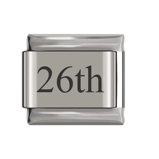 26th, on Silver - Charms Official