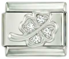 4-leaf Clover and its Stem, in Silver and White Stones - 4-leaf-clover-and-its-stem-in-silver-and-white-stones.png