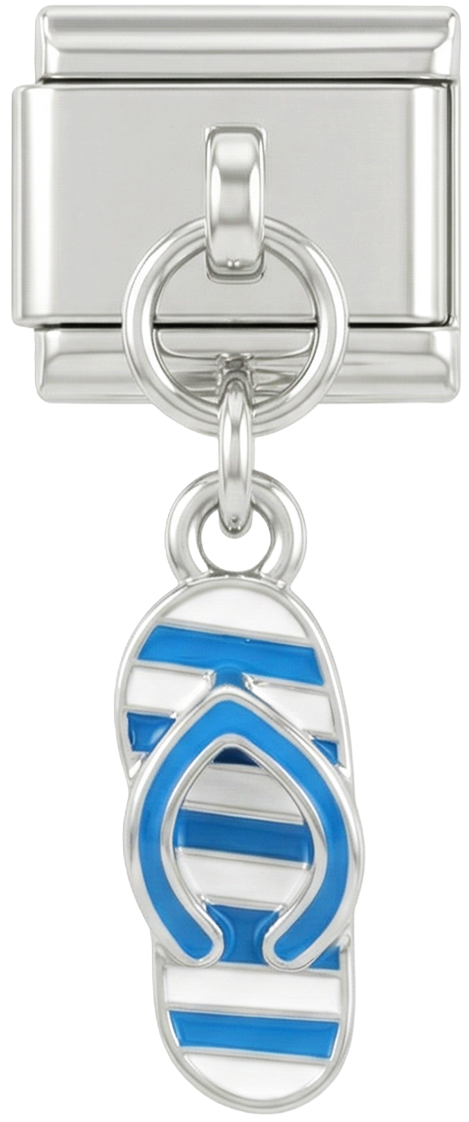 DOPLNIT - Visící žabky na stříbrné