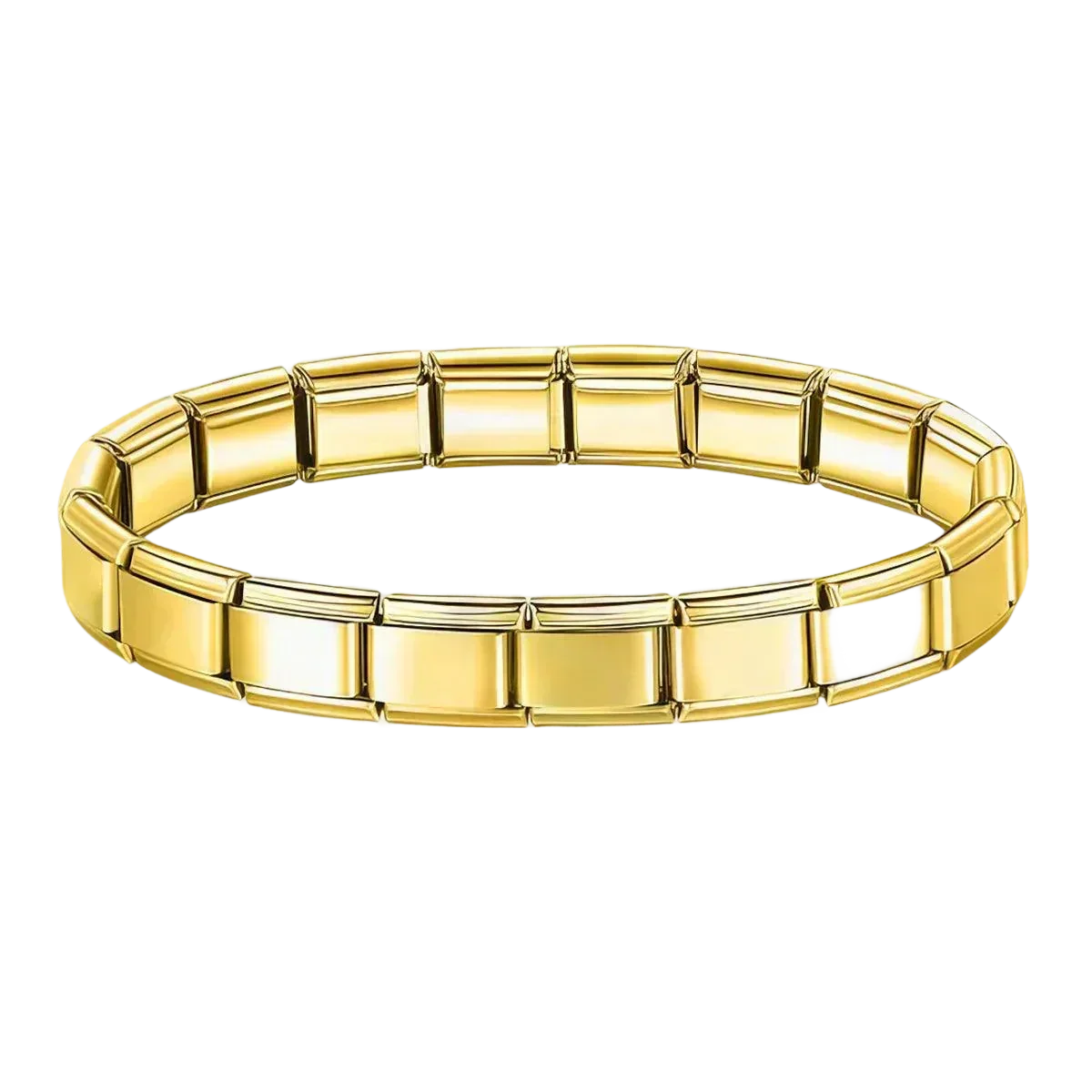 Náramek charms zlatý