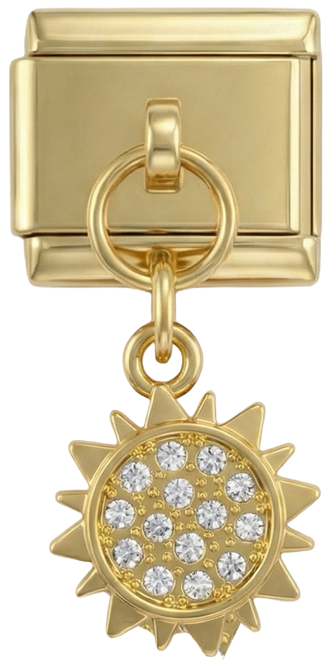 Gold Sun with Stones, on Gold - gold-sun-with-stones-on-gold.png